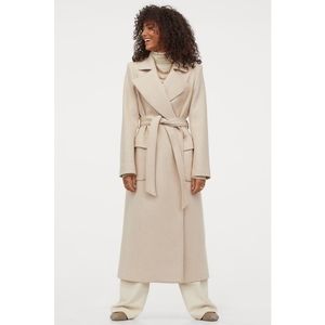 Giuliva Heritage x H&M Wool-Blend Cream Long Coat